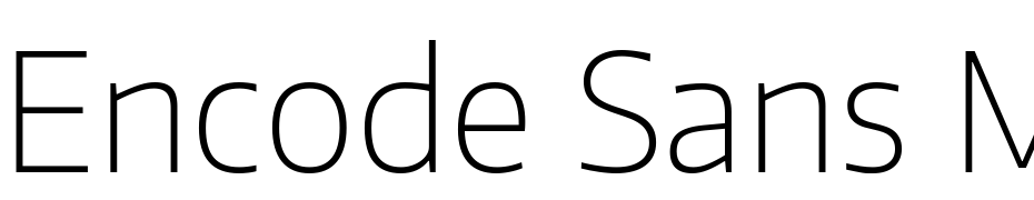 Encode Sans Medium cкачати шрифт безкоштовно